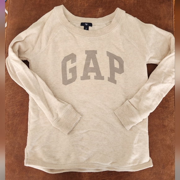 GAP Sweaters - GAP Logo Beige Sweater